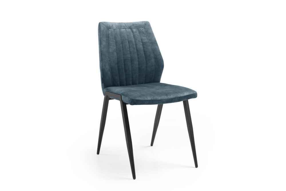 niebieskie krzesło do jadalni