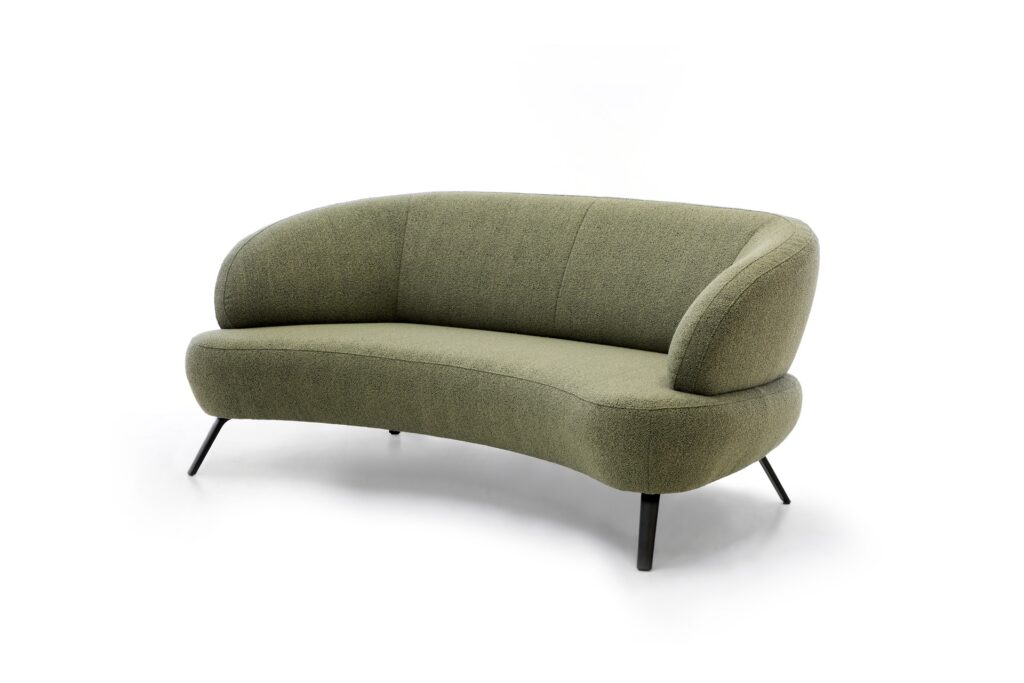 nowoczesna sofa designerska kanapa zielona